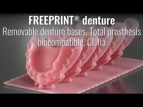 Freeprint® denture - 3D printing of dentures with DETAX plastics