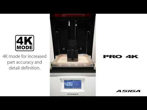 Asiga PRO 4K80 UV printing dental models