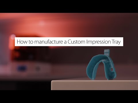 How to design & manufacture a custom impression tray with Asiga.
