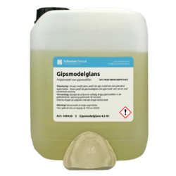 Glazing agent for plaster, Gypsum model gloss