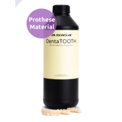 Asiga DentaTOOTH printvloeistof - Biocompatibel materiaal voor prothese elementen