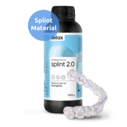 Splints, lichthärtender, biokompatibler 3D Kunststoff, Freeprint® splint